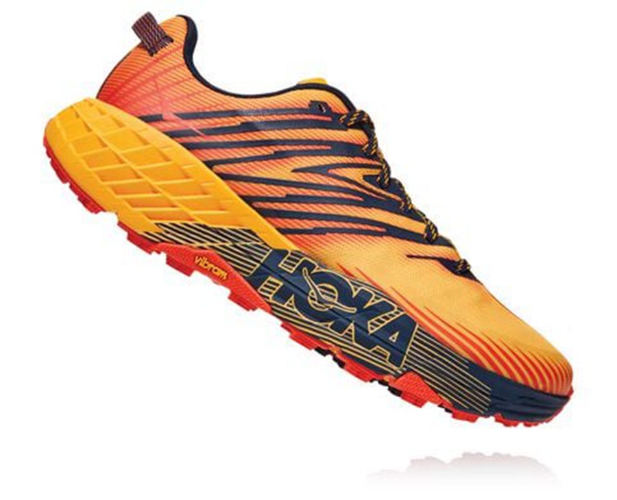 Hoka One One Trailsko Herre - Speedgoat 4 - Orange - 562178AQO